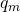 q_m