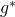 g^*