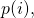 p(i),