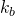 k_{b}